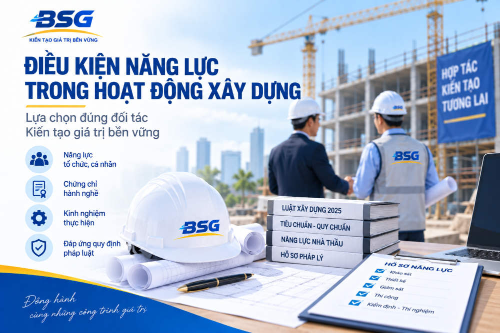 Điều kiện năng lực trong hoạt động xây dựng: Chủ đầu tư cần biết gì?